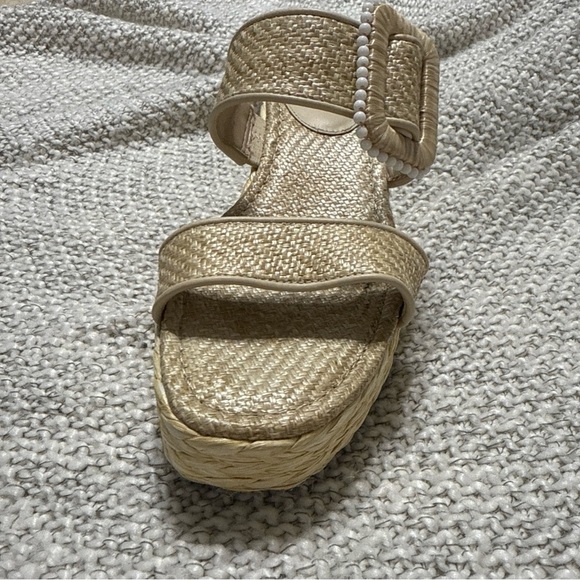 Sam Edelman Chase platform wedge espadrille sandal size 6M - Picture 8 of 11